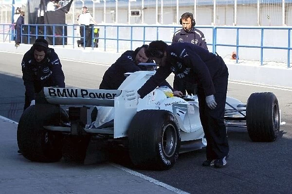 Formula One Testing: Nick Heidfeld BMW Sauber C24