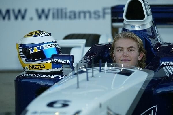 Formula One Testing: Nico Rosberg Williams FW24 became, at 17 years of age, the youngest ever driver of a F1 car