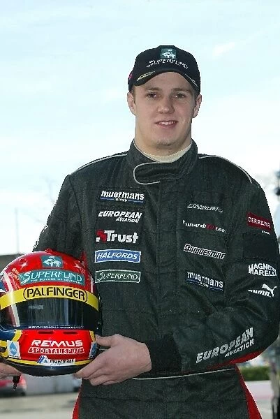 Formula One Testing: Norbert Siedler tests for the Minardi Team