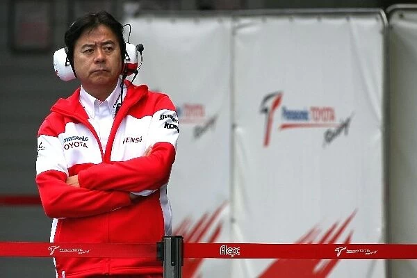 Formula One Testing: Norotoshi Arai Toyota Director of Technical Co-Ordination