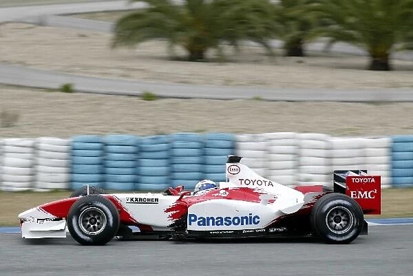 Formula One Testing: Olivier Panis Toyota TF103