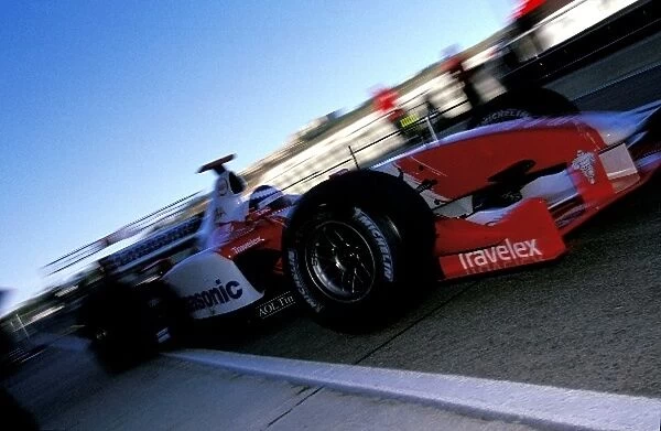Formula One Testing: Olivier Panis Toyota TF103