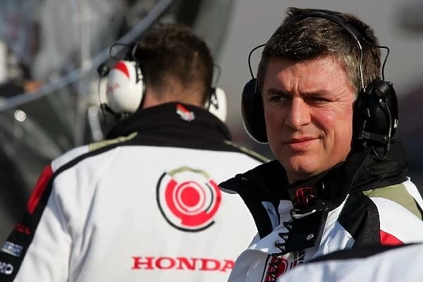 Formula One Testing: Otmar Szafnauer Vice-President Honda Racing Development