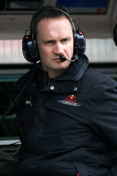 Formula One Testing: Paul Monaghan Red Bull Racing Engineer