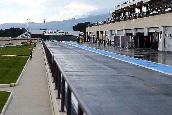 Formula One Testing: Rain fell in Paul Ricard