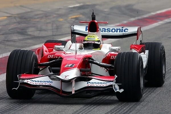 Formula One Testing: Ralf Schumacher Toyota TF107