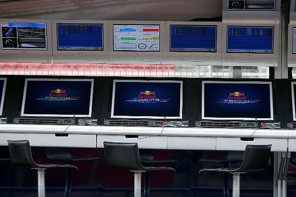 Formula One Testing: Red Bull Racing pitwall gantry