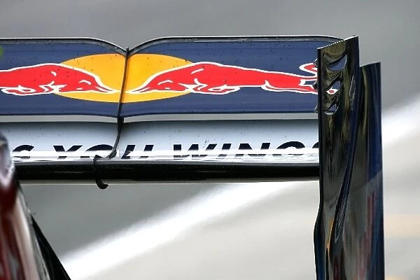 Formula One Testing: Red Bull RB5 rear wing detail