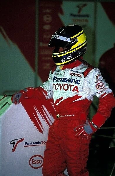 Formula One Testing: Reigning CART Champion and 2003 Toyota driver Cristiano da Matta