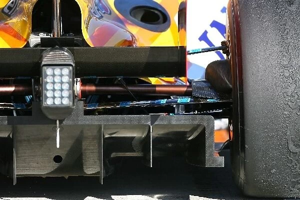 Formula One Testing: Renault R29 rear diffuser detail