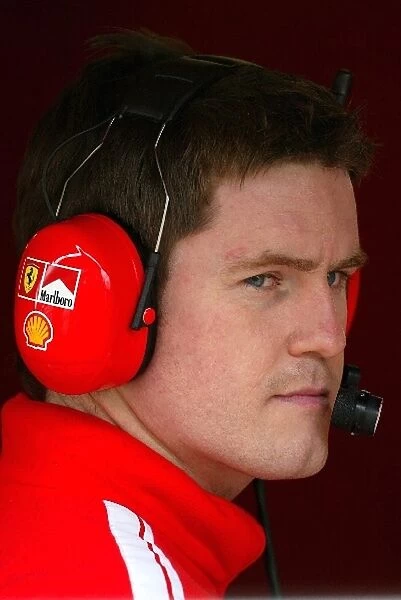 Formula One Testing: Rob Smedley has left Jordan to become Luca Badoers engineer at Ferrari