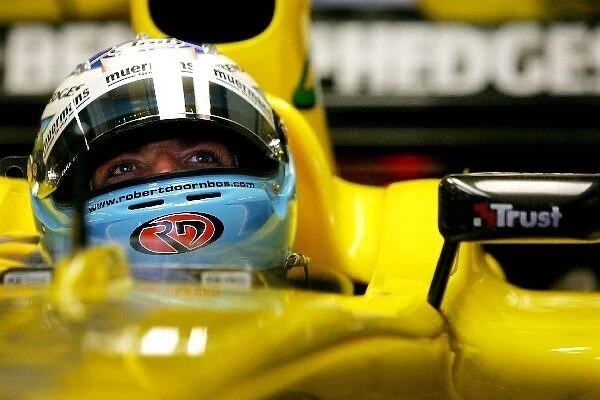 Formula One Testing: Robert Doornbos Jordan
