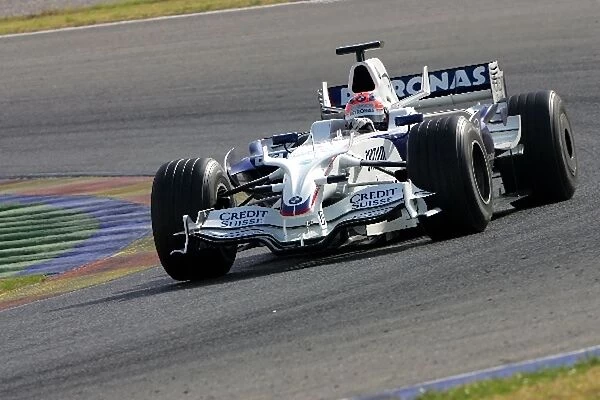 Formula One Testing: Robert Kubica BMW Sauber F1. 07