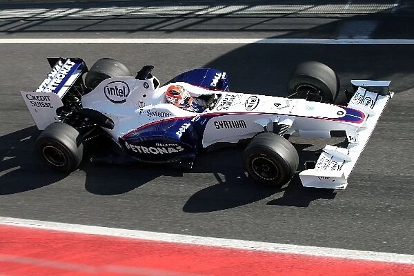 Formula One Testing: Robert Kubica BMW Sauber F1 2009 Interim Car
