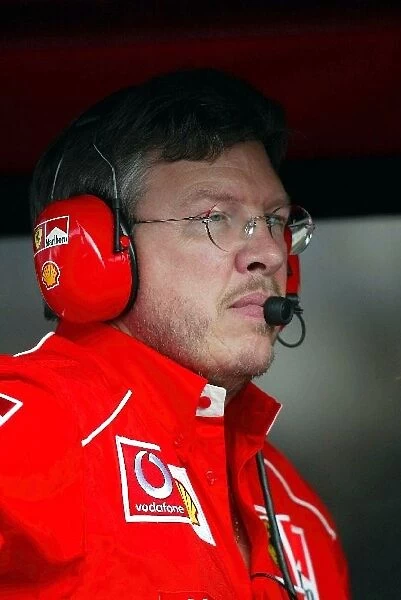 Formula One Testing: Ross Brawn Ferrari Technical Director