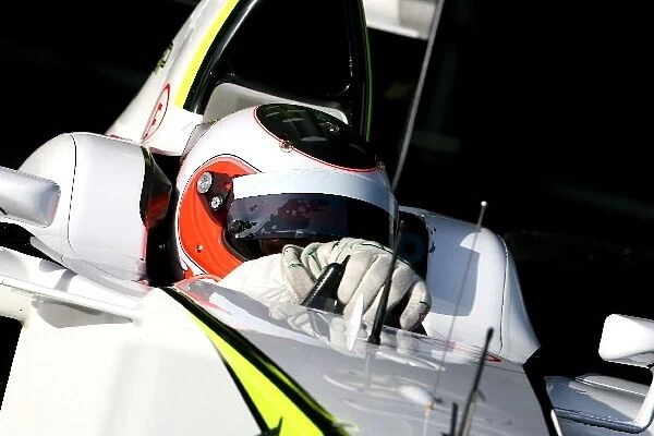 Formula One Testing: Rubens Barrichello Brawn Grand Prix BGP 001