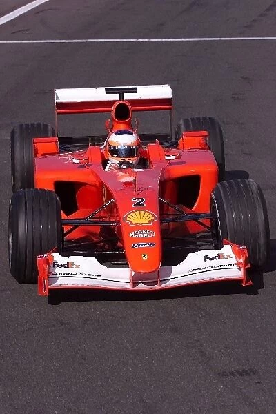 Formula One Testing: Rubens Barrichello Ferrari F2001