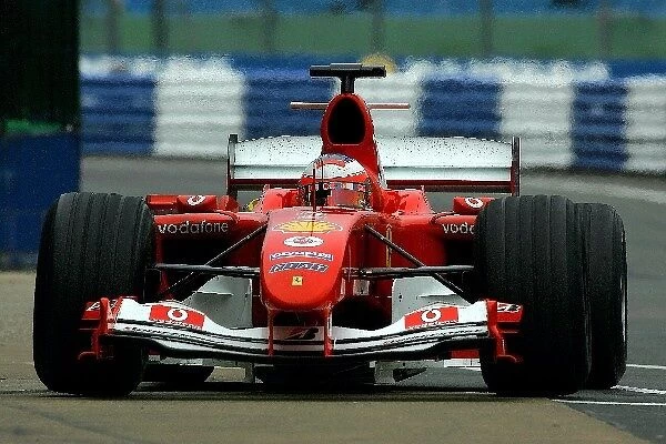 Formula One Testing: Rubens Barrichello Ferrari F2004