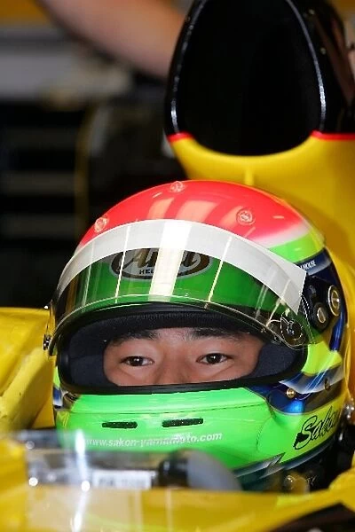 Formula One Testing: Sakon Yamamoto tests for Jordan