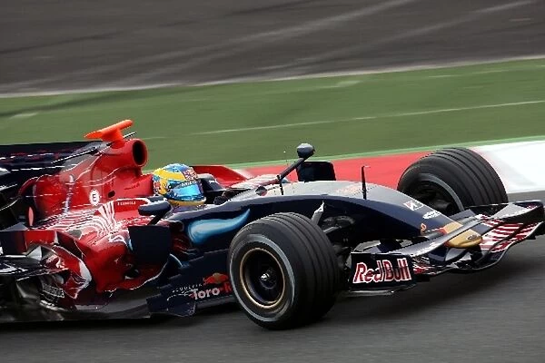 Formula One Testing: Sebastien Bourdais begins the first proper testing of the Scuderia Toro Rosso STR03