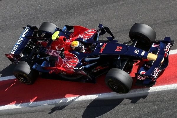 Formula One Testing: Sebastien Buemi Scuderia Toro Rosso