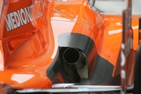 Formula One Testing: Spyker F8-VII B-Spec detail
