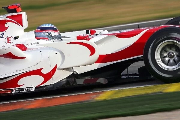Formula One Testing: Takuma Sato Super Aguri Interim car
