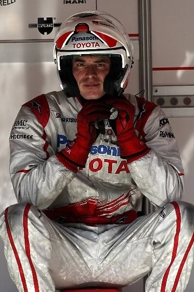 Formula One Testing: Thomas Mattes Toyota mechanic