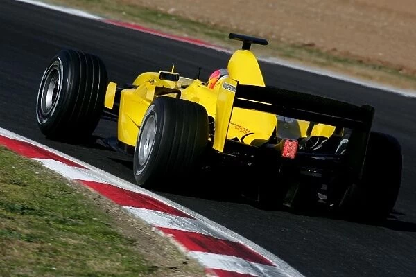 Formula One Testing: Tiago Monteiro Jordan EJ15
