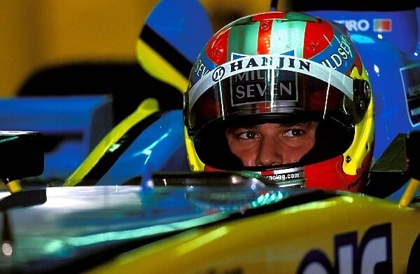 Formula One Testing: Tiago Monteiro tests the Renault R202