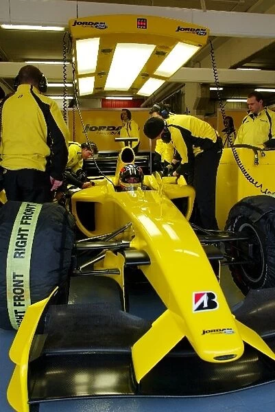 Formula One Testing: Timo Glock has his first taste of the Jordan Ford EJ13