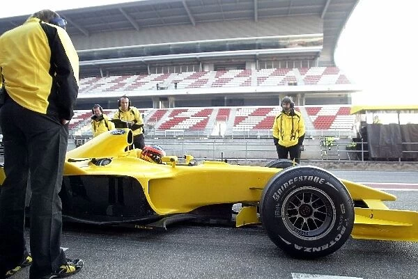 Formula One Testing: Timo Glock, Jordan Ford EJ13