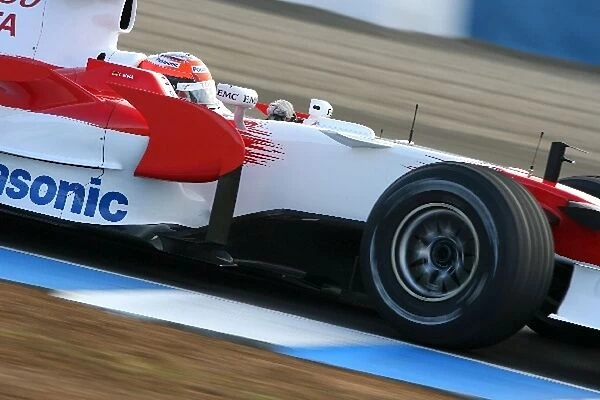 Formula One Testing: Timo Glock Toyota F1 TF108
