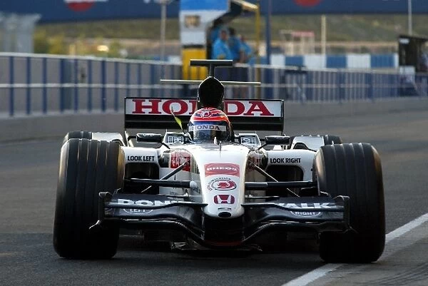 Formula One Testing: Tony Kanaan BAR Honda 007