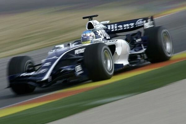 Formula One Testing Valencia, Spain 29th February 2006 Alexander Wurz, Williams FW28. Action. World Copyright: Andrew Ferraro / LAT Photographic Ref: Digital Image Only