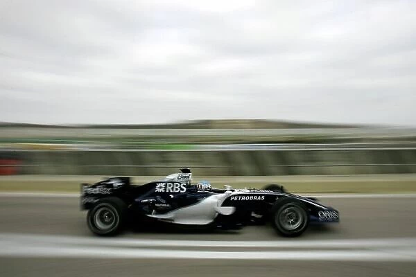 Formula One Testing Valencia, Spain 29th February 2006 Alexander Wurz, Williams FW28. Action. World Copyright: Andrew Ferraro / LAT Photographic Ref: Digital Image Only