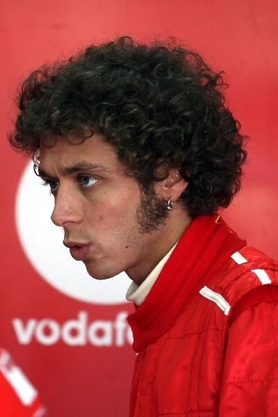 Formula One Testing: Valentino Rossi tests for Ferrari