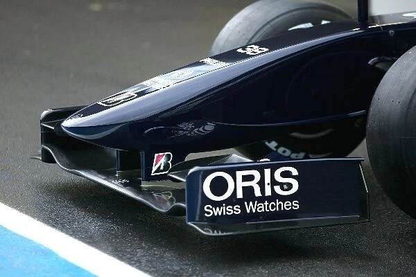 Formula One Testing: Williams FW31 front wing detail