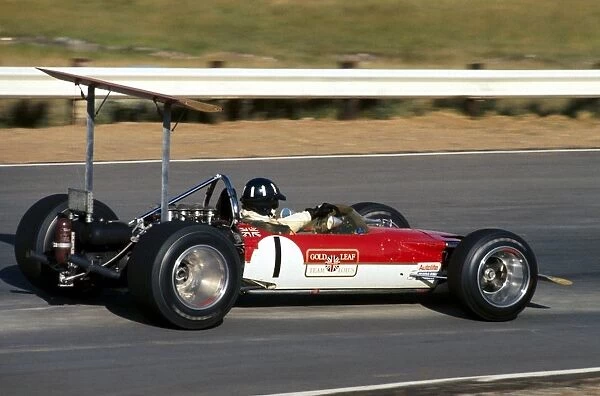Formula One World Championship: 1968 World Champion Graham Hill, Lotus Cosworth 49B, qualified seventh and finished in second place
