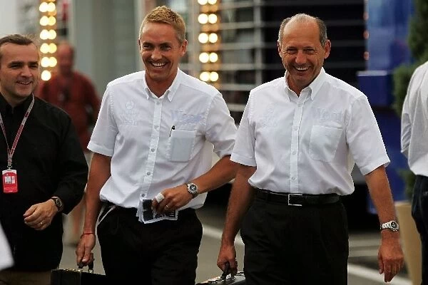 Formula One World Championship: Adam Cooper Journalist; Martin Whitmarsh McLaren Managing Director; Ron Dennis McLaren Team Owner