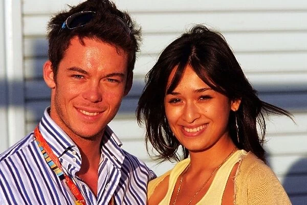 Formula One World Championship: Andre Lotterer with girlfriend Kelly