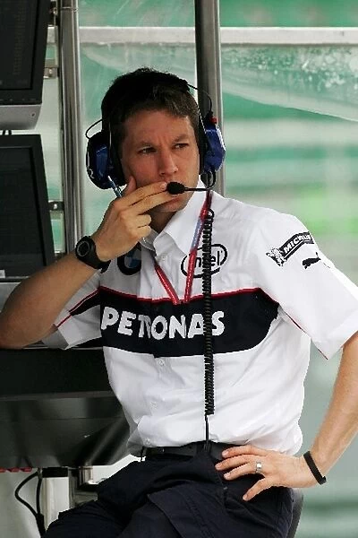 Formula One World Championship: Andy Borme, BMW Sauber Race Engineer