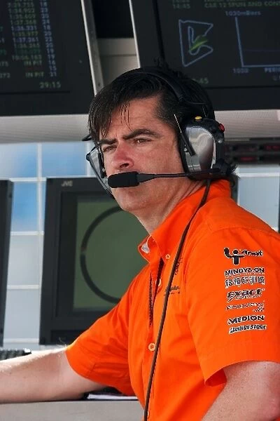 Formula One World Championship: Andy Stevenson Spyker F1 Racing Team Manager