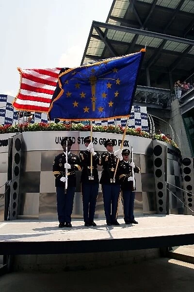 Formula One World Championship: The US Anthem is played