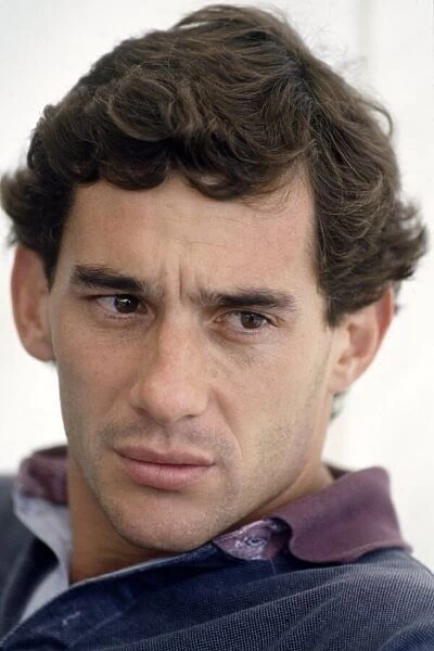 Formula One World Championship. Ayrton Senna, portrait. World Copyright: LAT Photographic Ref: 35mm transparency