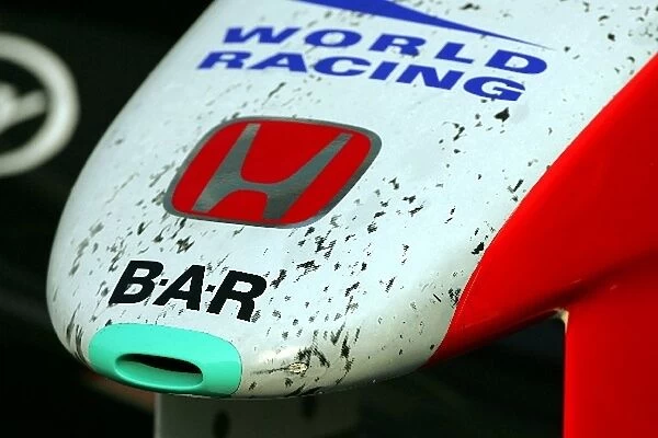 Formula One World Championship: BAR Honda 006 nose of Anthony Davidson BAR Honda 006