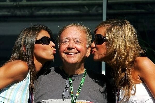 Formula One World Championship: Barry Simpson GP Tours Boss with two lovely ladies