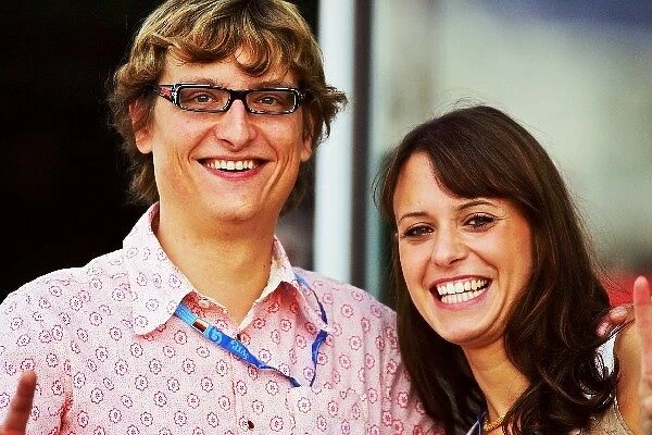 Formula One World Championship: Bartek Toyota Mechanic with his girlfriend