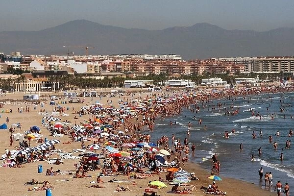 Formula One World Championship: The beach behind the circuit