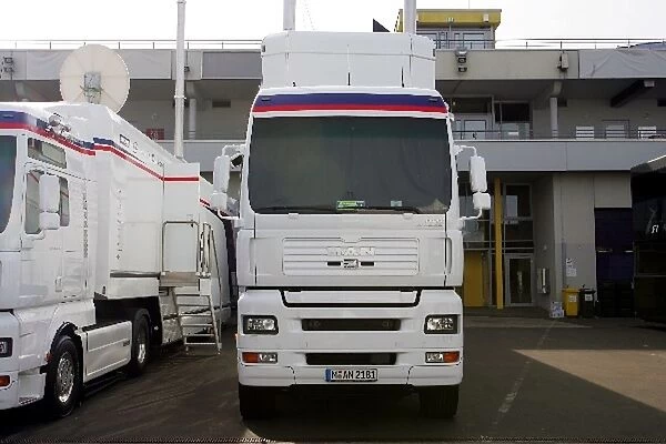 Formula One World Championship: BMW Sauber transporters